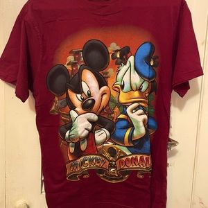 Men’s Small Disney Mickey and Donald T-Shirt